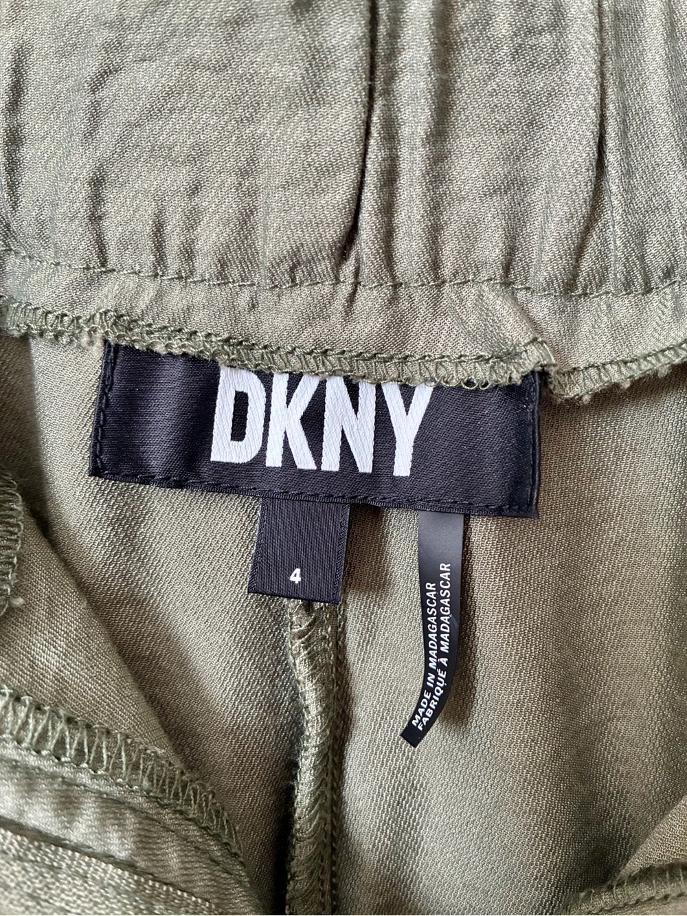 DKNY Cargo Utility Pants with Zip Pockets - Picture 4 of 10